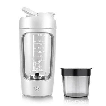 "USB Rechargeable Protein Shaker Bottle" – Portable 650mL Electric Blender Cup for Fitness, Workouts, and Smooth Mixing