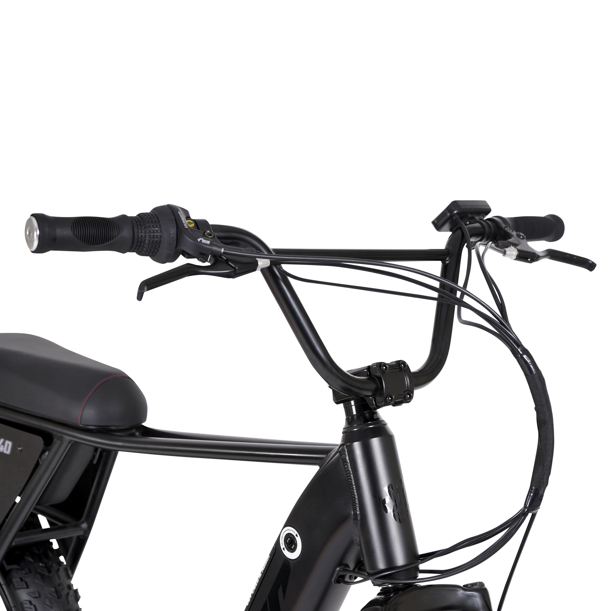 "HYPER 'Ultra 40' E-Bike" – Sleek Matte Black 20" Electric Bike with 250W Motor & 36V Power