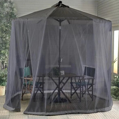 "Protective Garden Parasol Umbrella" – 300x230CM Easy-Install Mosquito Net | Your Ultimate Bug-Free Oasis