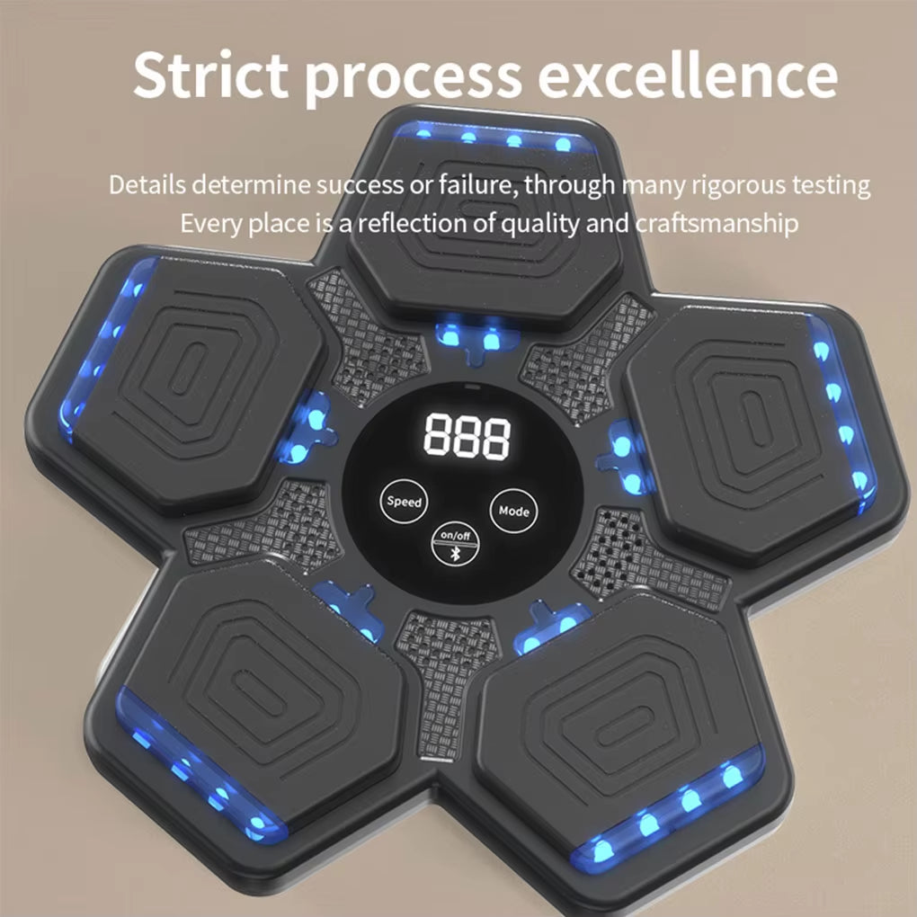 "BeatBox Pro" - Smart Bluetooth-Compatible Punching Pads for Home Workouts and Training