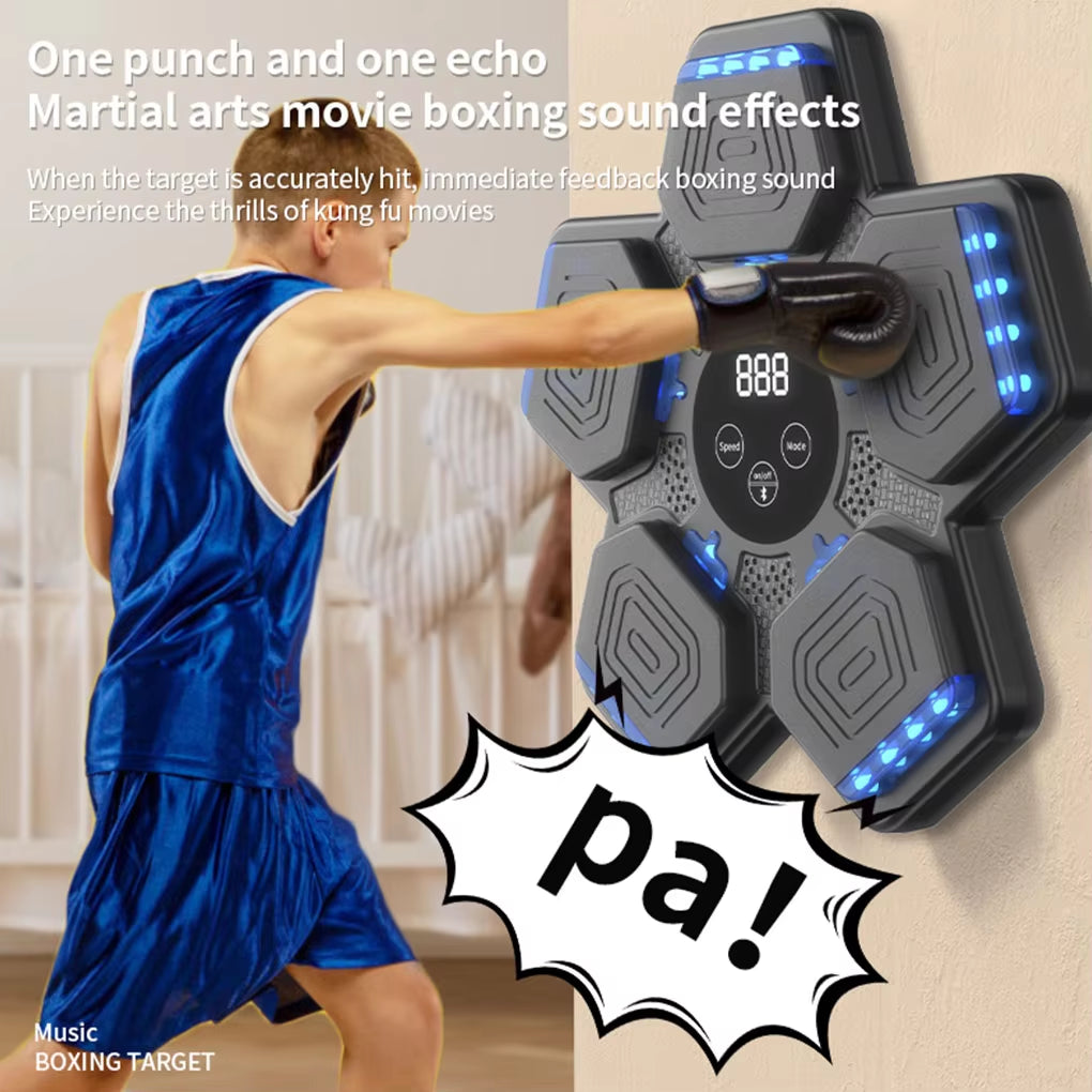 "BeatBox Pro" - Smart Bluetooth-Compatible Punching Pads for Home Workouts and Training