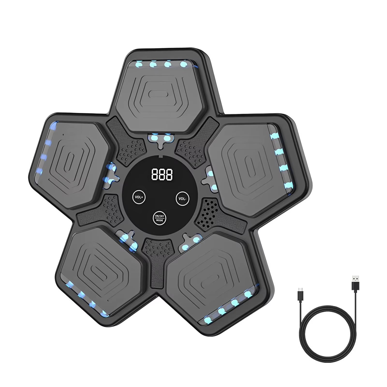 "BeatBox Pro" - Smart Bluetooth-Compatible Punching Pads for Home Workouts and Training