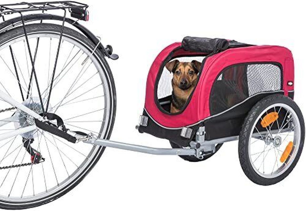 "Dog Bike Trailer" – Safe & Comfy Bicycle Carrier for Small Dogs (Up to 33 lbs) | Quick Setup & Foldable Design