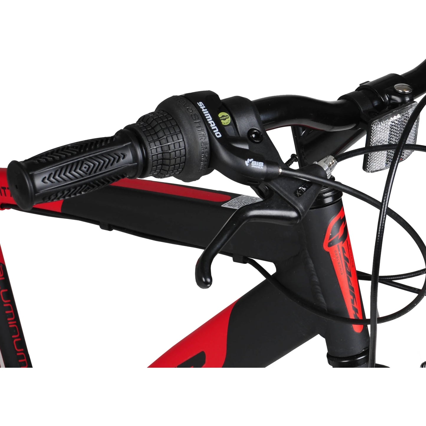 "Hyper 'SpinFit' Hybrid Bike" – Sleek Black & Red Design/ 700C/ Perfect for Teens and Adults (Ages 14+)