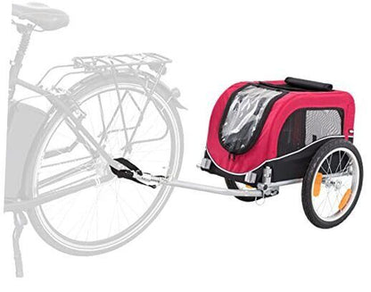 "Dog Bike Trailer" – Safe & Comfy Bicycle Carrier for Small Dogs (Up to 33 lbs) | Quick Setup & Foldable Design