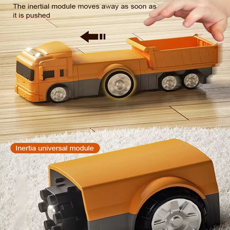 "Magnetic Transform Engineering Car Toys" – DIY Assembly Vehicles & Robots for Creative Kids