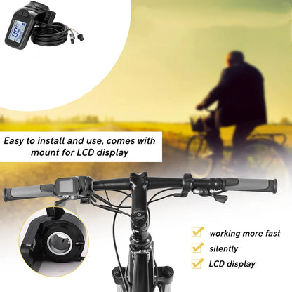 "BOINN S866 LCD Display" - 26'' Rear Wheel Throttle Kit | Ultimate Control for Your Electric Bike