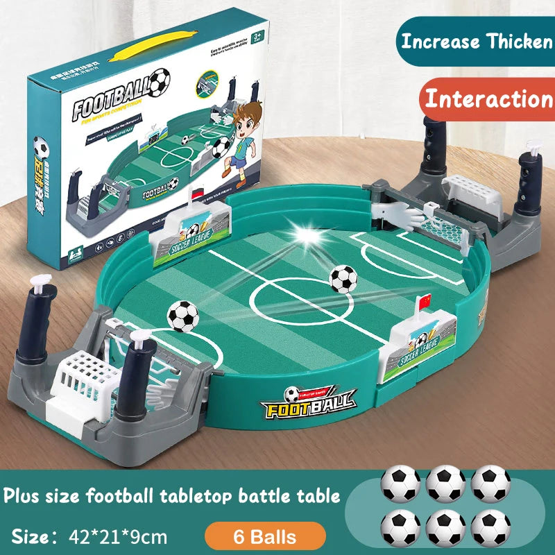 "Portable Mini Football & Hockey Boardgame" – Interactive 2-in-1 Football (Soccer) & Hockey Tabletop Game for Family Parties, Kids & Adults | For Boys, Outdoor Fun, and Sports Lovers