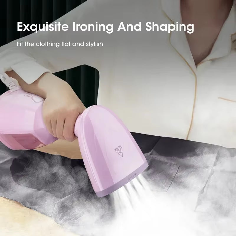 "Portable Handheld Garment Steamer" – Powerful 1500W Wrinkle Remover for Clothes, Travel & Home Use