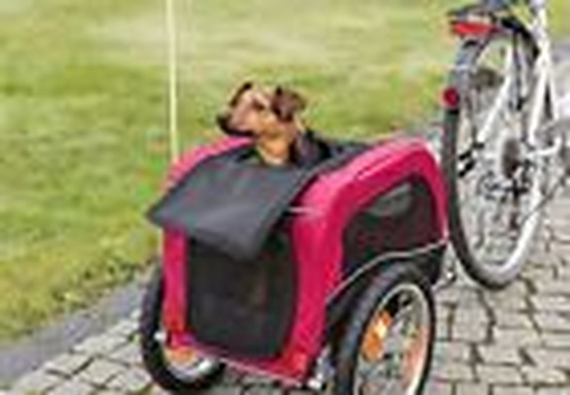 "Dog Bike Trailer" – Safe & Comfy Bicycle Carrier for Small Dogs (Up to 33 lbs) | Quick Setup & Foldable Design