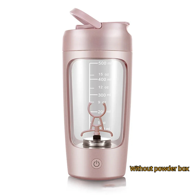 "USB Rechargeable Protein Shaker Bottle" – Portable 650mL Electric Blender Cup for Fitness, Workouts, and Smooth Mixing