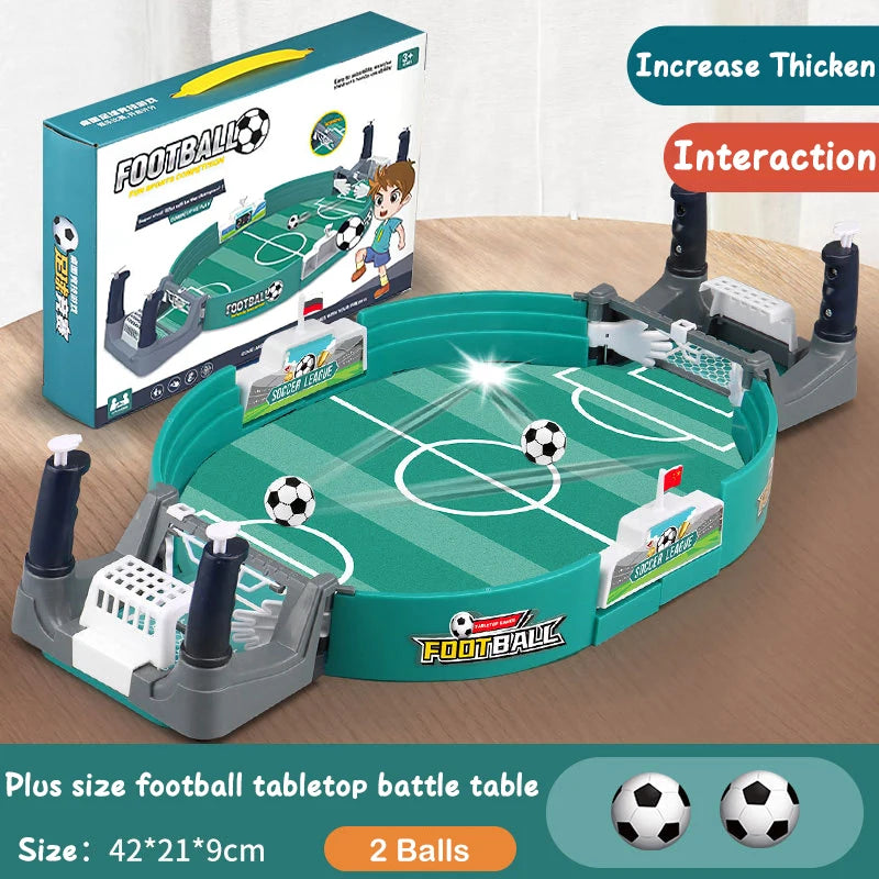 "Portable Mini Football & Hockey Boardgame" – Interactive 2-in-1 Football (Soccer) & Hockey Tabletop Game for Family Parties, Kids & Adults | For Boys, Outdoor Fun, and Sports Lovers