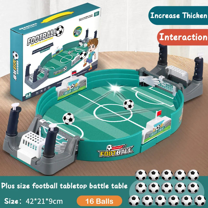 "Portable Mini Football & Hockey Boardgame" – Interactive 2-in-1 Football (Soccer) & Hockey Tabletop Game for Family Parties, Kids & Adults | For Boys, Outdoor Fun, and Sports Lovers