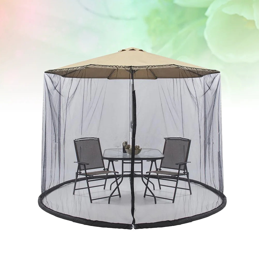 "Protective Garden Parasol Umbrella" – 300x230CM Easy-Install Mosquito Net | Your Ultimate Bug-Free Oasis