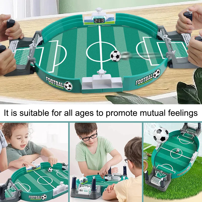 "Portable Mini Football & Hockey Boardgame" – Interactive 2-in-1 Football (Soccer) & Hockey Tabletop Game for Family Parties, Kids & Adults | For Boys, Outdoor Fun, and Sports Lovers