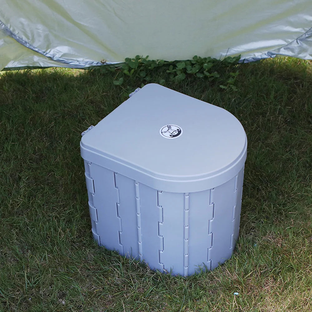 "Always-Ready Portable Toilet" The Ultimate Travel Companion for Camping, Cars, and More | Folding/ Odor-Proof/ Non-Slip Design for All Ages