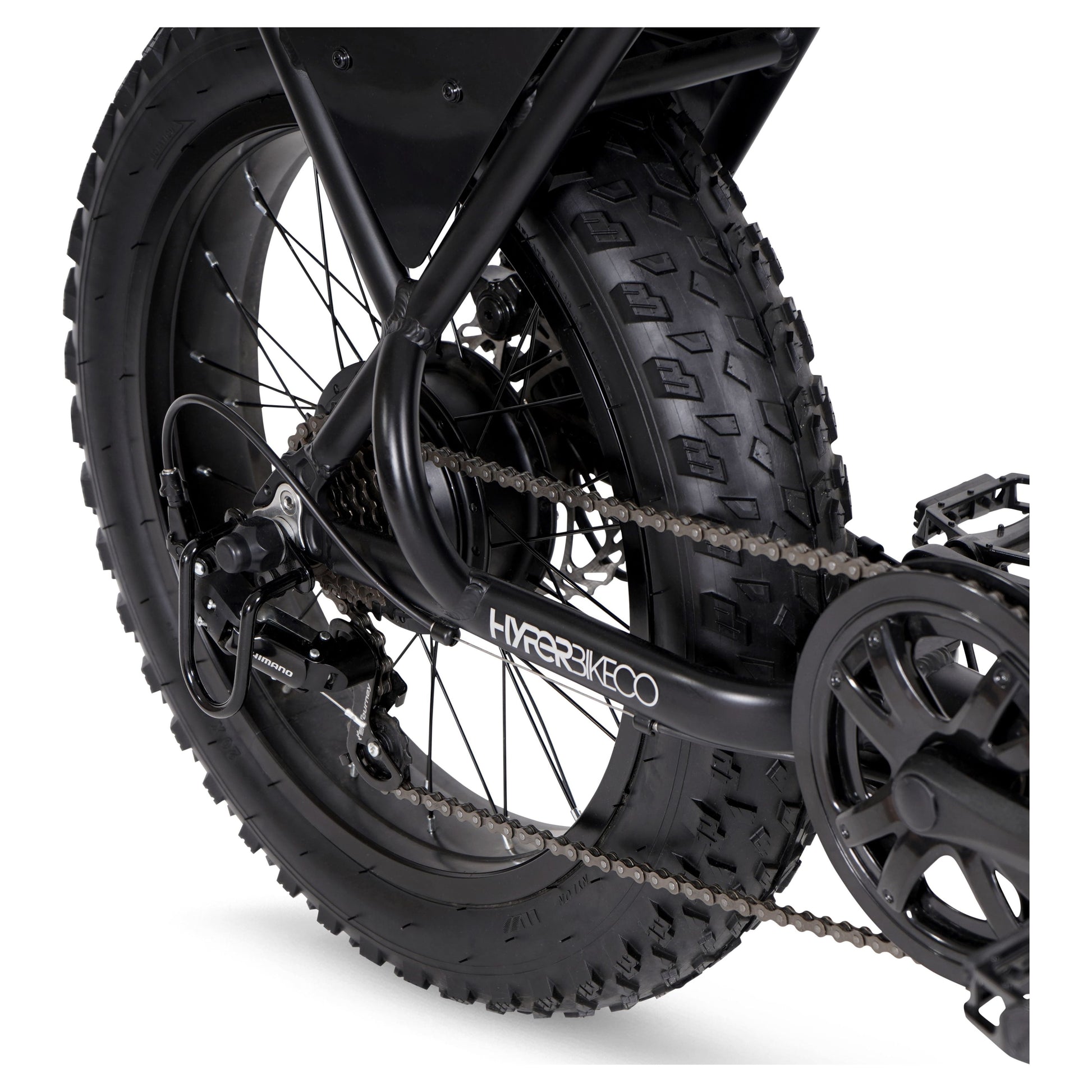 "HYPER 'Ultra 40' E-Bike" – Sleek Matte Black 20" Electric Bike with 250W Motor & 36V Power