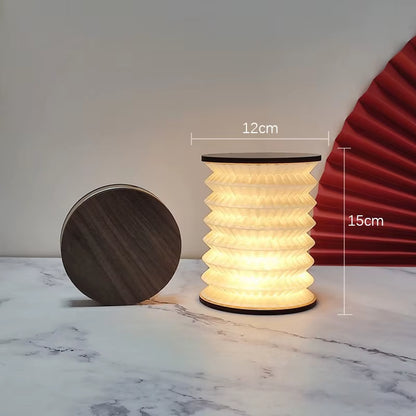 "Foldable Touch Dimmable LED Lamp" – Portable USB Rechargeable Lantern for Reading, Camping, and Cozy Nights