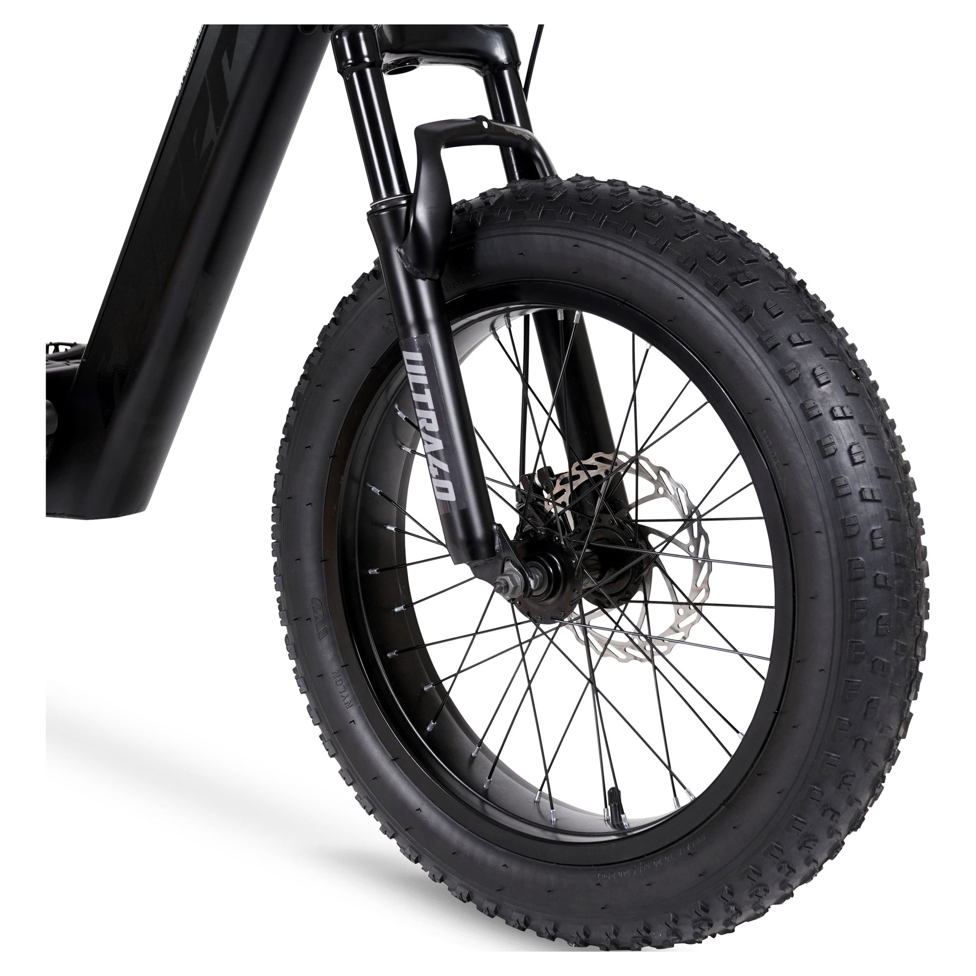 "HYPER 'Ultra 40' E-Bike" – Sleek Matte Black 20" Electric Bike with 250W Motor & 36V Power