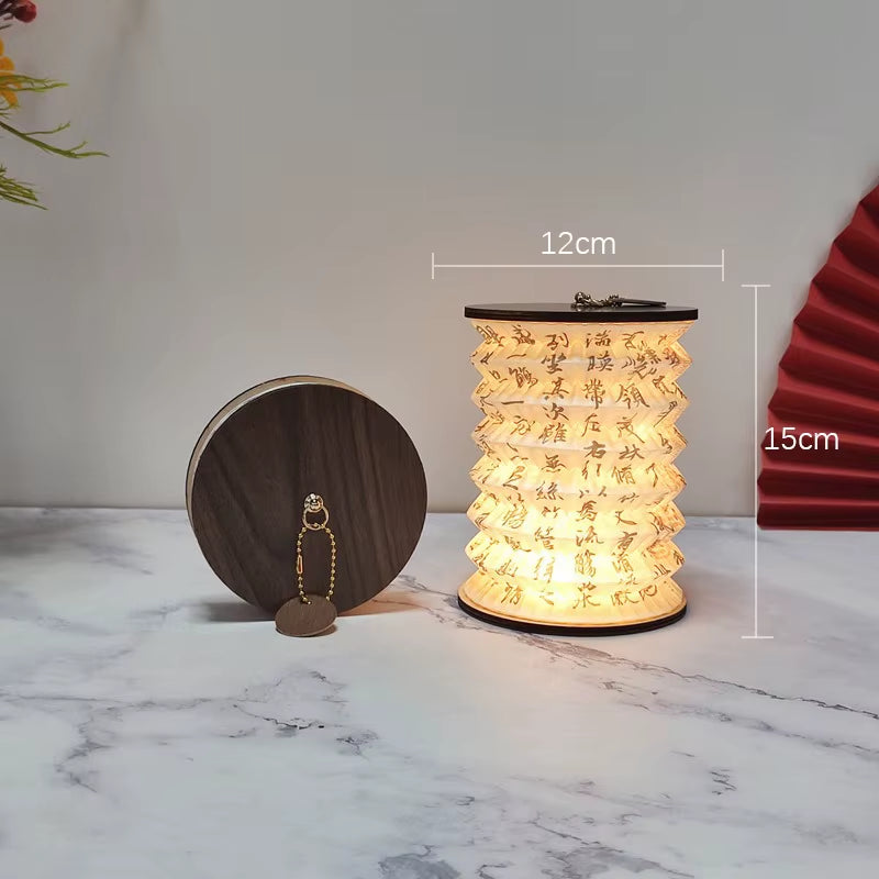 "Foldable Touch Dimmable LED Lamp" – Portable USB Rechargeable Lantern for Reading, Camping, and Cozy Nights