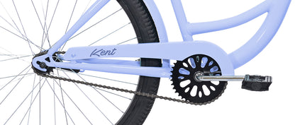 "KENT 'Seachange' Ladies Beach Cruiser Bike" – Glossy Periwinkle Blue | Stylish, Comfortable 26" Bicycle for Adults