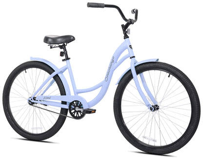 "KENT 'Seachange' Ladies Beach Cruiser Bike" – Glossy Periwinkle Blue | Stylish, Comfortable 26" Bicycle for Adults