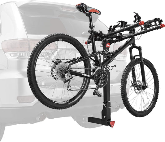 "ALLEN Deluxe 5-Bike Hitch Rack" – Quick-Release Locking Carrier for 2'' Hitches (Model 552QR, Sleek Black Finish)