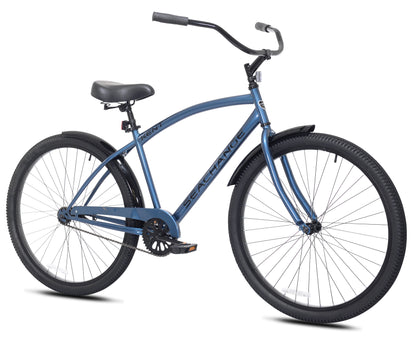 "KENT 'Seachange' Men’s Beach Cruiser Bike" – Sleek Metallic Blue 27.5" Bicycle for Teens & Adults