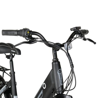 "HYPER 'E-Ride' Electric Commuter Bike" – Sleek 36V Pedal-Assist E-Bike/ Lightweight Frame/ 250W Motor for Effortless Rides/ Cool Black