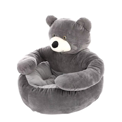 "Cozy Bear-Shaped Pet Bed" – Ultra-Soft, Plush & Warm Sleeping Spot for Cats, Dogs & Puppies