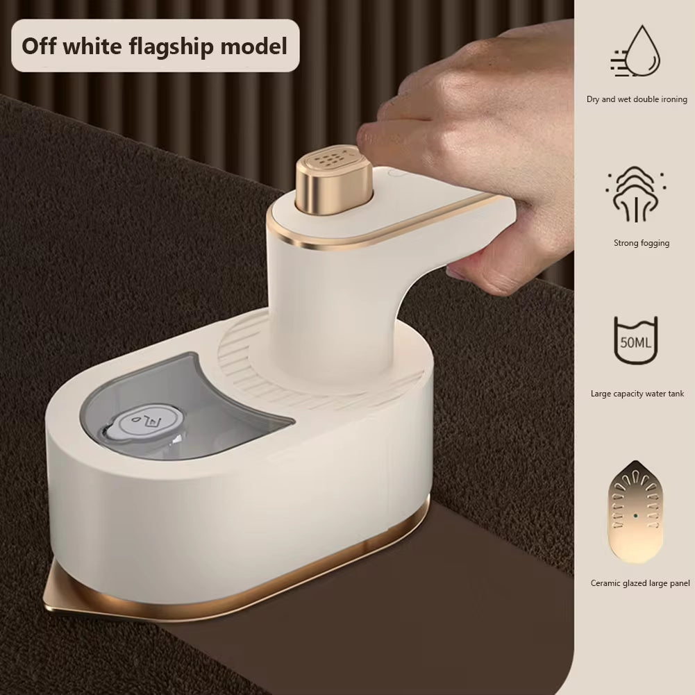 "Foldable Mini Garment Steamer" – Portable 40W Adjustable Steam Iron for Home, Travel, and Wrinkle-Free Perfection