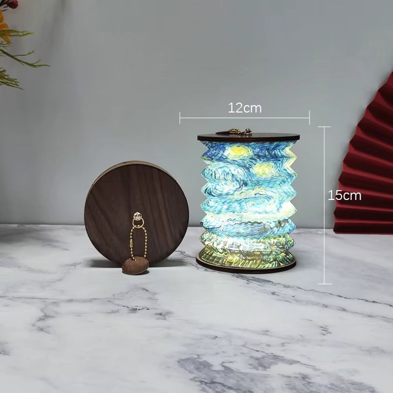 "Foldable Touch Dimmable LED Lamp" – Portable USB Rechargeable Lantern for Reading, Camping, and Cozy Nights