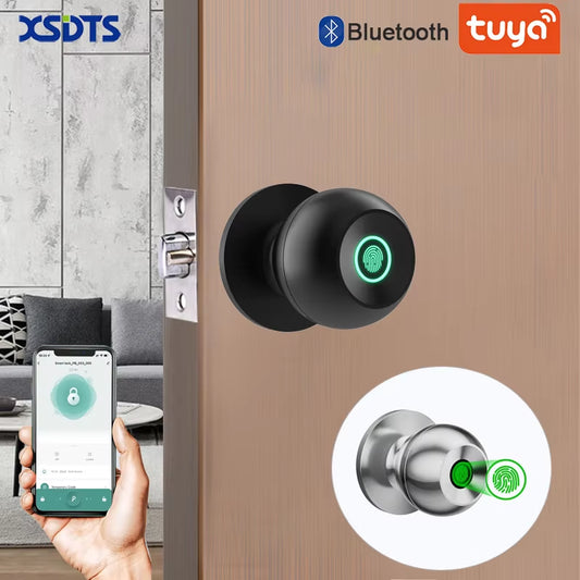 "TUYA Biometric Fingerprint Smart Door Lock" – Keyless Entry with App Control for Homes, Apartments & Offices