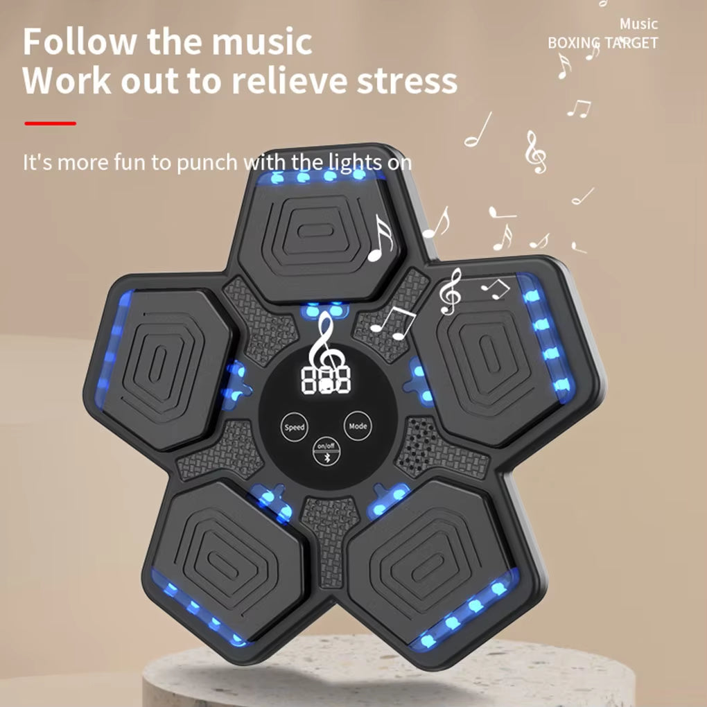 "BeatBox Pro" - Smart Bluetooth-Compatible Punching Pads for Home Workouts and Training