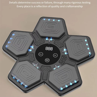 "BeatBox Pro" - Smart Bluetooth-Compatible Punching Pads for Home Workouts and Training