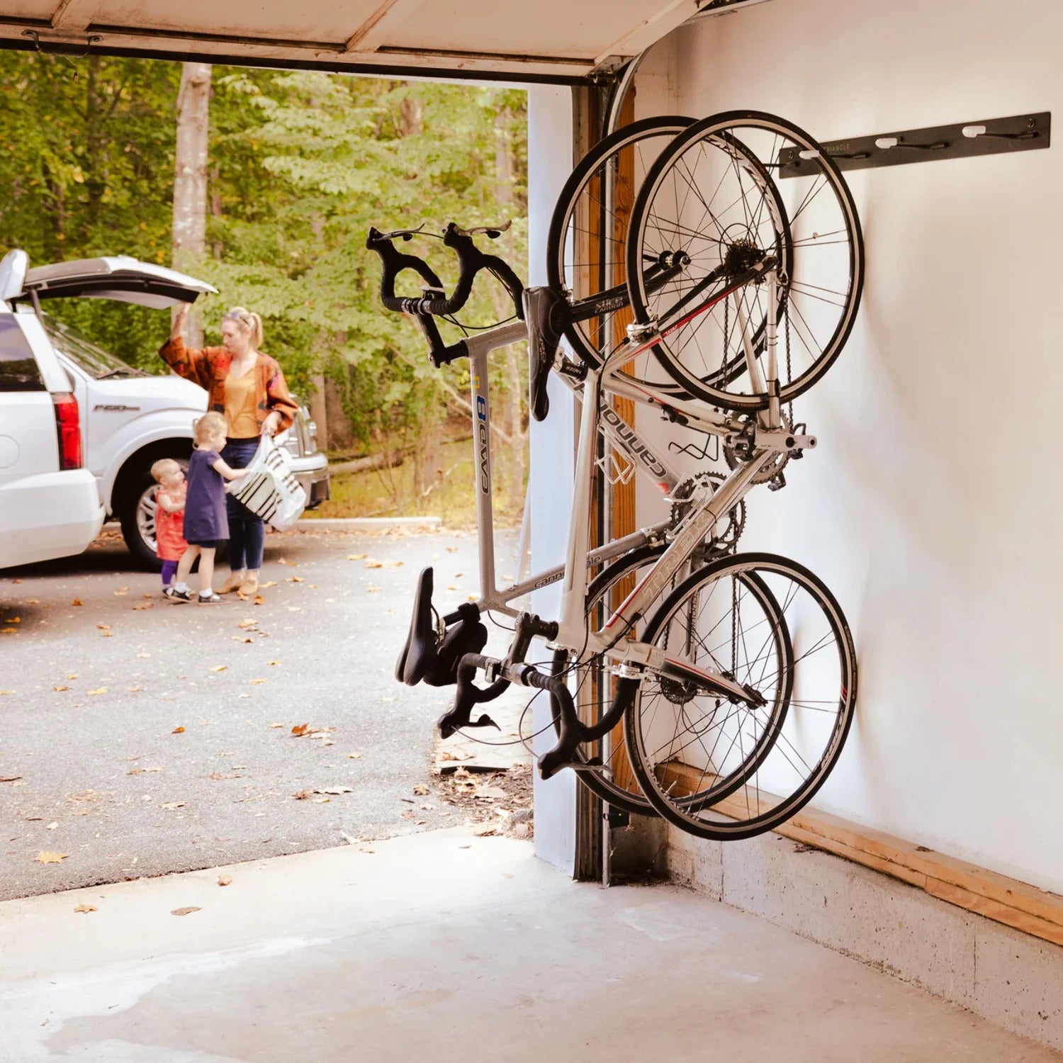 "BLAT Wall Bicycle Rack" | Heavy Duty Storage | Holds 4 Bicycles