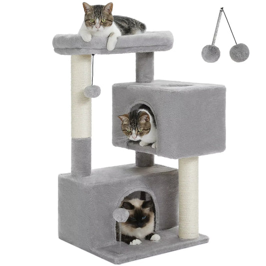 "Luxury Cat Tree for Large Cats" – Sturdy Indoor Tower with Spacious Condos, Scratching Posts & Comfy Perch (Supports Cats up to 10kg)