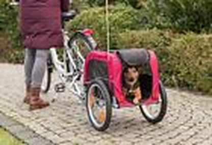 "Dog Bike Trailer" – Safe & Comfy Bicycle Carrier for Small Dogs (Up to 33 lbs) | Quick Setup & Foldable Design