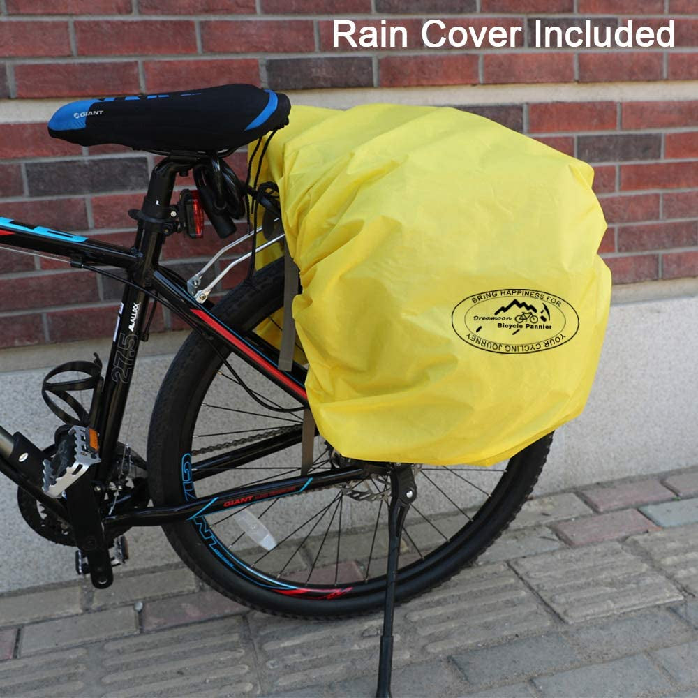 "DREAMOON Waterproof Bike Panniers" – Durable 50L Saddle Bags for Commuting, Touring & Everyday Cycling Adventures