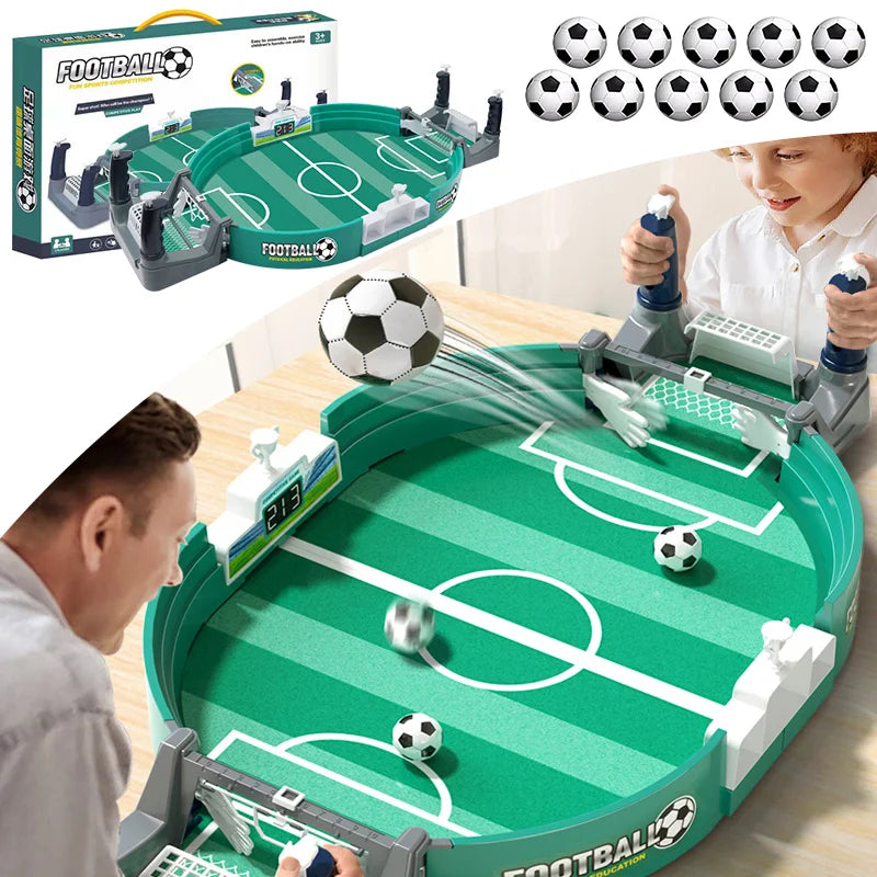 "Portable Mini Football & Hockey Boardgame" – Interactive 2-in-1 Football (Soccer) & Hockey Tabletop Game for Family Parties, Kids & Adults | For Boys, Outdoor Fun, and Sports Lovers