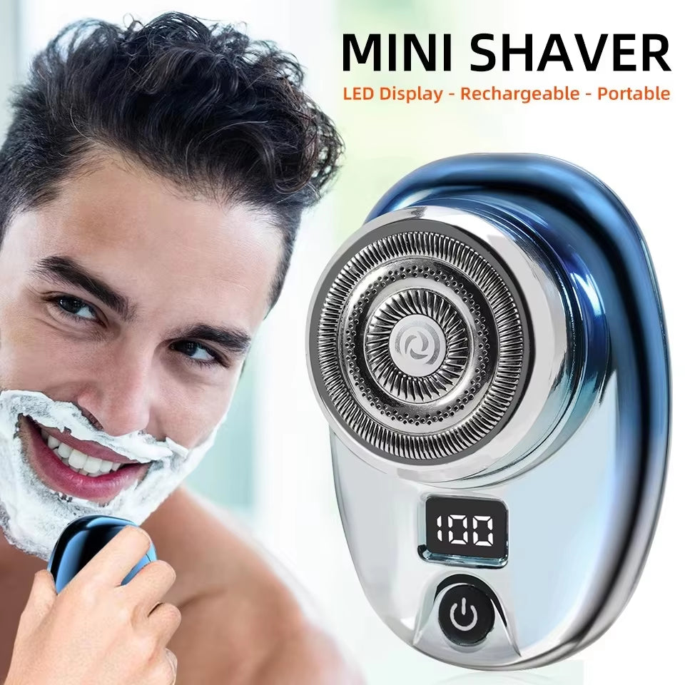 "Mini Electric Razor" – Wet & Dry Shaver with Fast Charging/ Digital Display/ and Portable Design | 1-Hour Quick Charge Upgrade