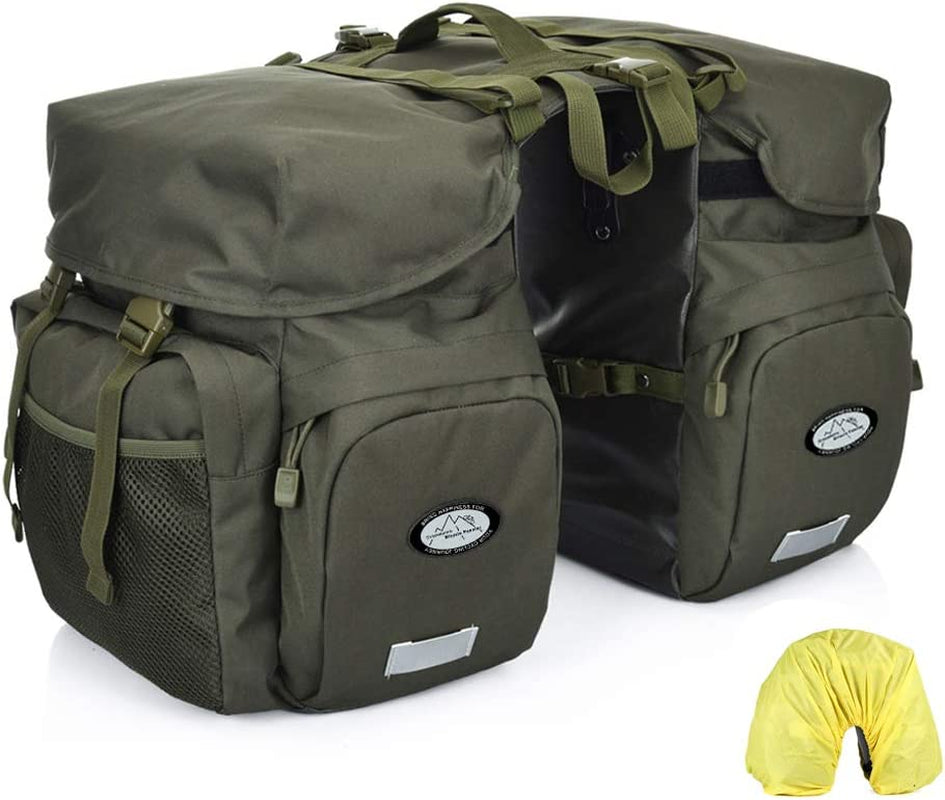 "DREAMOON Waterproof Bike Panniers" – Durable 50L Saddle Bags for Commuting, Touring & Everyday Cycling Adventures